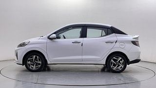 Used 2022 Hyundai Aura SX Plus 1.2 AMT Petrol Petrol Automatic exterior LEFT SIDE VIEW