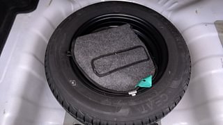 Used 2022 Hyundai Aura SX Plus 1.2 AMT Petrol Petrol Automatic tyres SPARE TYRE VIEW