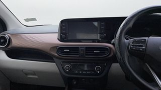 Used 2022 Hyundai Aura SX Plus 1.2 AMT Petrol Petrol Automatic interior MUSIC SYSTEM & AC CONTROL VIEW