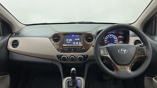 Used 2017 Hyundai Grand i10 [2017-2020] Sportz (O) AT 1.2 Kappa VTVT Petrol Automatic interior DASHBOARD VIEW