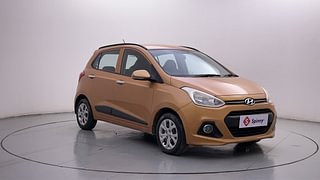 Used 2014 Hyundai Grand i10 [2013-2017] Sportz AT 1.2 Kappa VTVT Petrol Automatic exterior RIGHT FRONT CORNER VIEW