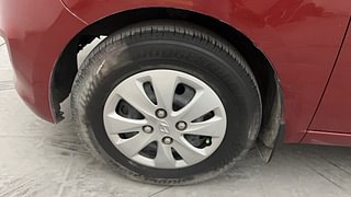 Used 2012 Hyundai i10 [2010-2016] Magna 1.2 Petrol Petrol Manual tyres LEFT FRONT TYRE RIM VIEW