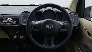 Used 2016 Honda Amaze [2013-2016] 1.2 S i-VTEC Petrol Manual interior STEERING VIEW