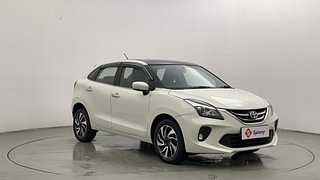 Used 2020 Toyota Glanza [2019-2022] G Petrol Manual exterior RIGHT FRONT CORNER VIEW