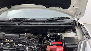 Used 2020 Toyota Glanza [2019-2022] G Petrol Manual engine ENGINE LEFT SIDE HINGE & APRON VIEW