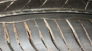 Used 2019 Ford EcoSport [2017-2021] Titanium 1.5L Ti-VCT Petrol Manual tyres LEFT REAR TYRE TREAD VIEW