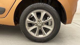 Used 2016 Hyundai Grand i10 Asta 1.2 Kappa VTVT Petrol Manual tyres LEFT REAR TYRE RIM VIEW