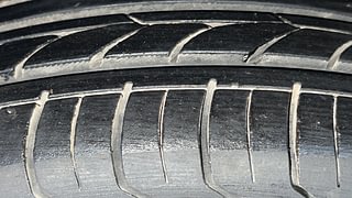 Used 2018 Volkswagen Ameo [2016-2020] Comfortline 1.5L (D) Diesel Manual tyres LEFT FRONT TYRE TREAD VIEW