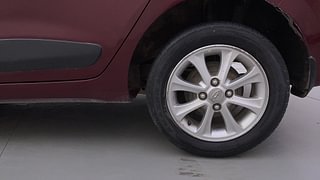 Used 2014 Hyundai Grand i10 [2013-2017] Asta (O) AT 1.2 kappa VTVT Petrol Automatic tyres LEFT REAR TYRE RIM VIEW