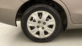 Used 2013 Honda Amaze [2013-2018] 1.2 S i-VTEC CNG (Outside Fitted) Petrol+cng Manual tyres RIGHT REAR TYRE RIM VIEW