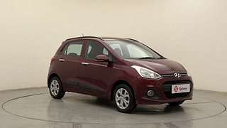 Used 2014 Hyundai Grand i10 [2013-2017] Sportz 1.2 Kappa VTVT Petrol Manual exterior RIGHT FRONT CORNER VIEW