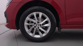 Used 2023 Skoda Slavia Ambition 1.0L TSI MT Petrol Manual tyres LEFT FRONT TYRE RIM VIEW