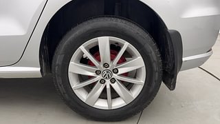 Used 2019 Volkswagen Ameo [2016-2020] Trendline 1.5L (D) Diesel Manual tyres LEFT REAR TYRE RIM VIEW