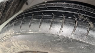 Used 2015 Maruti Suzuki Celerio VXI AMT Petrol Automatic tyres LEFT FRONT TYRE TREAD VIEW