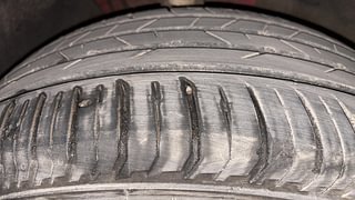 Used 2023 Skoda Slavia Ambition 1.0L TSI MT Petrol Manual tyres RIGHT FRONT TYRE TREAD VIEW