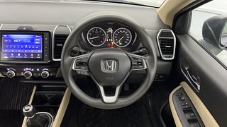Used 2021 honda City V 5th Gen Petrol Manual interior STEERING VIEW