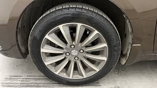 Used 2019 Maruti Suzuki Ciaz Alpha Petrol Petrol Manual tyres LEFT FRONT TYRE RIM VIEW