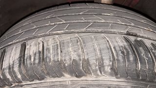 Used 2023 Skoda Slavia Ambition 1.0L TSI MT Petrol Manual tyres LEFT FRONT TYRE TREAD VIEW