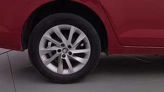 Used 2023 Skoda Slavia Ambition 1.0L TSI MT Petrol Manual tyres RIGHT REAR TYRE RIM VIEW
