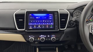 Used 2021 honda City V 5th Gen Petrol Manual interior MUSIC SYSTEM & AC CONTROL VIEW