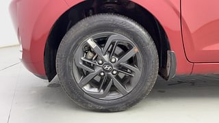 Used 2021 Hyundai Grand i10 Nios Sportz 1.2 Kappa VTVT Petrol Manual tyres LEFT FRONT TYRE RIM VIEW