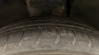 Used 2023 skoda Kushaq Monte Carlo 1.0 TSI MT Petrol Manual tyres LEFT FRONT TYRE TREAD VIEW