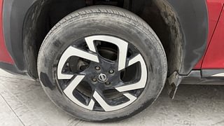 Used 2021 Nissan Magnite XV Premium Turbo Dual Tone Petrol Manual tyres LEFT FRONT TYRE RIM VIEW
