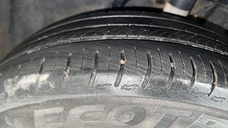 Used 2023 Tata Altroz XZA+ (S) 1.2l Petrol AT Petrol Automatic tyres LEFT FRONT TYRE TREAD VIEW
