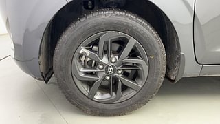 Used 2021 Hyundai Grand i10 Nios Sportz 1.2 Kappa VTVT Petrol Manual tyres LEFT FRONT TYRE RIM VIEW