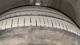 Used 2021 Volkswagen Vento Highline 1.0L TSI Petrol Manual tyres LEFT FRONT TYRE TREAD VIEW