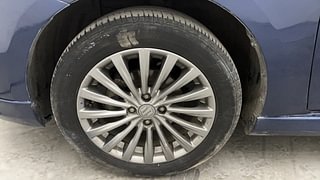 Used 2018 maruti-suzuki Ciaz Alpha Petrol Petrol Manual tyres LEFT FRONT TYRE RIM VIEW