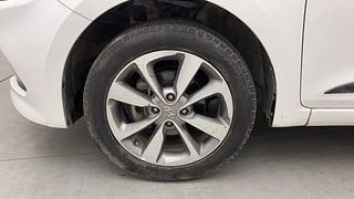 Used 2017 Hyundai Elite i20 [2014-2018] Asta 1.2 (O) Petrol Manual tyres LEFT FRONT TYRE RIM VIEW