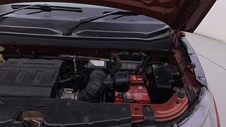 Used 2016 Mahindra KUV100 [2015-2017] K4 5 STR Petrol Manual engine ENGINE LEFT SIDE HINGE & APRON VIEW
