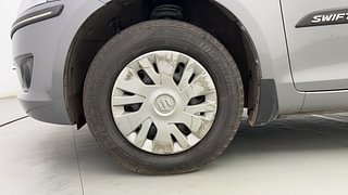 Used 2013 Maruti Suzuki Swift [2011-2017] VXi Petrol Manual tyres LEFT FRONT TYRE RIM VIEW