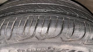 Used 2016 Mahindra KUV100 [2015-2017] K4 5 STR Petrol Manual tyres LEFT FRONT TYRE TREAD VIEW