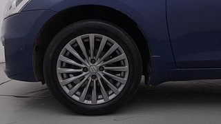 Used 2018 maruti-suzuki Ciaz Alpha Petrol AT Petrol Automatic tyres LEFT FRONT TYRE RIM VIEW