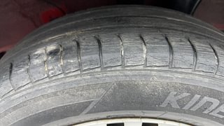 Used 2019 Hyundai New Santro 1.1 Magna Petrol Manual tyres LEFT REAR TYRE TREAD VIEW