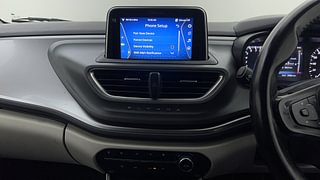 Used 2021 Tata Altroz XZ Plus 1.2 Petrol Manual interior MUSIC SYSTEM & AC CONTROL VIEW