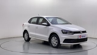 Used 2019 Volkswagen Ameo [2016-2020] 1.0 Trendline Petrol Petrol Manual exterior RIGHT FRONT CORNER VIEW