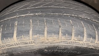 Used 2019 Volkswagen Ameo [2016-2020] 1.0 Trendline Petrol Petrol Manual tyres LEFT FRONT TYRE TREAD VIEW