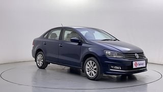 Used 2016 volkswagen Vento 1.2L Highline Petrol AT Petrol Automatic exterior RIGHT FRONT CORNER VIEW