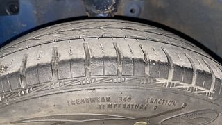 Used 2018 Hyundai Eon [2011-2018] Magna + Petrol Manual tyres LEFT FRONT TYRE TREAD VIEW