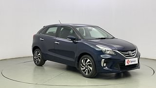 Used 2020 Toyota Glanza [2019-2022] V Petrol Manual exterior RIGHT FRONT CORNER VIEW