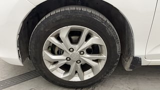 Used 2018 honda Amaze 1.5 V CVT i-DTEC Diesel Automatic tyres LEFT FRONT TYRE RIM VIEW
