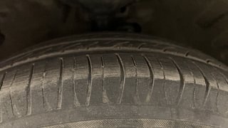Used 2015 Maruti Suzuki Celerio VXI AMT Petrol Automatic tyres LEFT FRONT TYRE TREAD VIEW