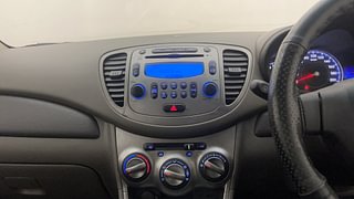 Used 2011 Hyundai i10 Sportz 1.2 Kappa2 Petrol Manual interior MUSIC SYSTEM & AC CONTROL VIEW
