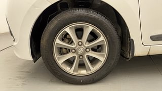 Used 2014 Hyundai Grand i10 Asta 1.2 Kappa VTVT (O) Petrol Manual tyres LEFT FRONT TYRE RIM VIEW
