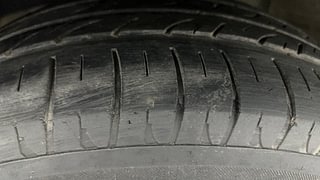 Used 2019 Mahindra KUV100 NXT [2017-2020] K4+ D 6 STR Diesel Manual tyres LEFT FRONT TYRE TREAD VIEW