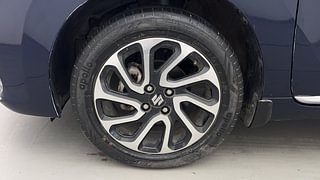 Used 2022 Maruti Suzuki Baleno Alpha Petrol Petrol Manual tyres LEFT FRONT TYRE RIM VIEW