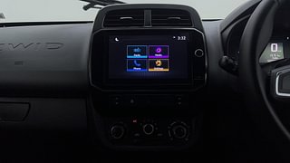 Used 2021 Renault Kwid 1.0L RXT(O) AMT Petrol Automatic interior MUSIC SYSTEM & AC CONTROL VIEW